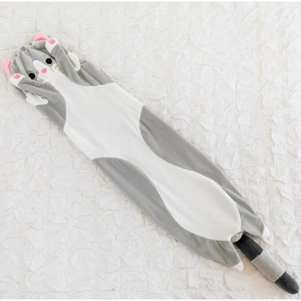 50/70/90/110/130cm Lustig Freude Niedlich Weich Lange Katze Plüschtiere Pause Büro Nickerchen Kissen Bett Schlaf Heimdeko Puppe für Kinder Mädchen Geschenk