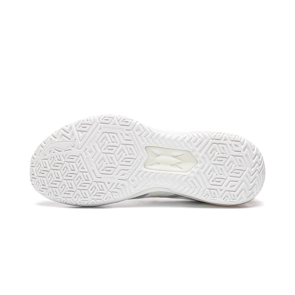 Li Ning Blade 6 V2 Abrasion Resistant Cushioning Low Top Basketball Shoes Unisex White ABAW059-2