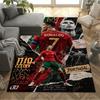 Ronaldo's Legacy Soccer Carpet Design for Outdoor Dormitory Balcony Decorate Room Antislip Carpet Anime Office Decor