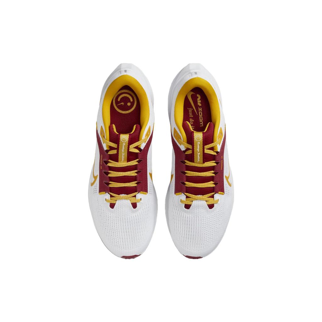 Nike Air Zoom Pegasus 40 Tuskegee Men Sneakers White Varsity-Red Yellow-Ochre DZ6004-100