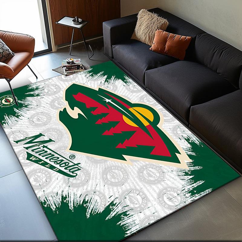 Minnesota Area Rug Suitable for Indoor And Outdoor,Carpets for Playroom, Homes, Offices, Living Rooms,Home Decor,Christmas Fan Gift