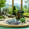 Umělé mechové kameny Zelené Realistické Simulované Kamenné Dekorace pro Vílí Zahrady Terária Diorama Scenérie Mechové Bonsaje
