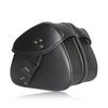 1 Pair Motorcycle Saddlebag PU Leather Side Bags Universal Storage Organizer Pouches Waterproof with Combination Lock