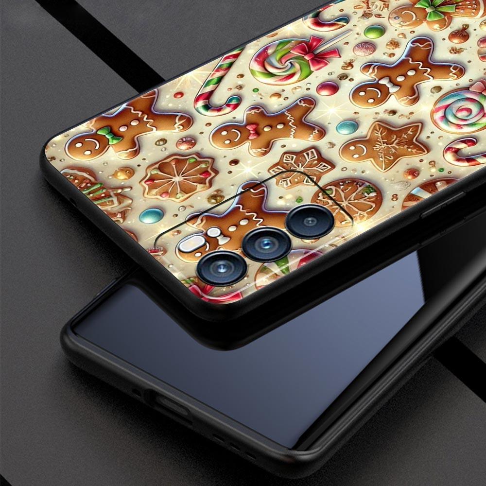 New Year Christmas Phone Case For Oppo Reno 13 12 11 10 7 F Find X5 X6 A98 A80 A79 A78 A57 A54 A31 A17 Pro 5G Soft TPU Cover Bag