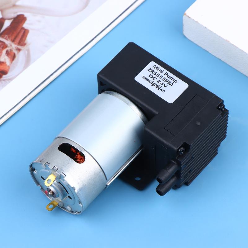 Dc12V 24V 10W Small Oilless Vacuum Pump Negative Pressure Suction Diaphragm Pump 12L/Min Pump Vacuum Pump Oilless Pump