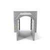 Small Particles Mosaic Train Track Cave Building Block Tunnel City Scene Assemble Plastic Toys