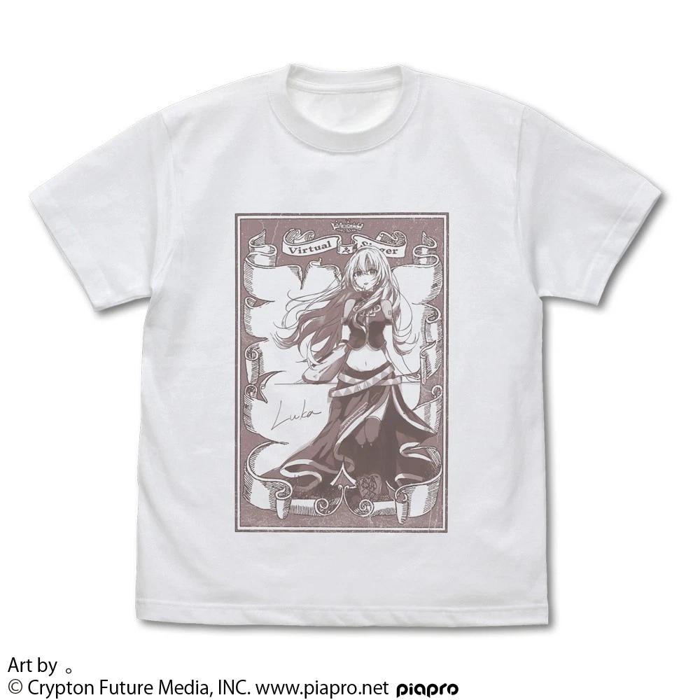Megurine Luka TShirt Ver White Cospa Japan New Pre M