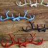 Retro Deer Antler Decoration Wall Mounted Clothing Rack Creative Clothing Store Entrance Hall Door Wall Decoration Metal Hook