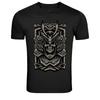 Samurai Skull Warrior Helmet Graphic T-Shirt Japanese Armor Tee