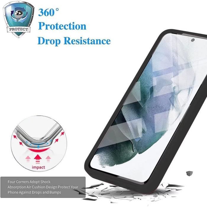 Coque - Samsung - A53 5G - Noir - Protection 360° - Anti-Rayure - Bordure Renforcée
