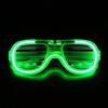 LED-Brille Tragbar Kunststoff Leuchtend Verschluss Aufleuchtend Brillen Feiertag Batteriebetrieben Brillen Blinken Requisiten Zubehör