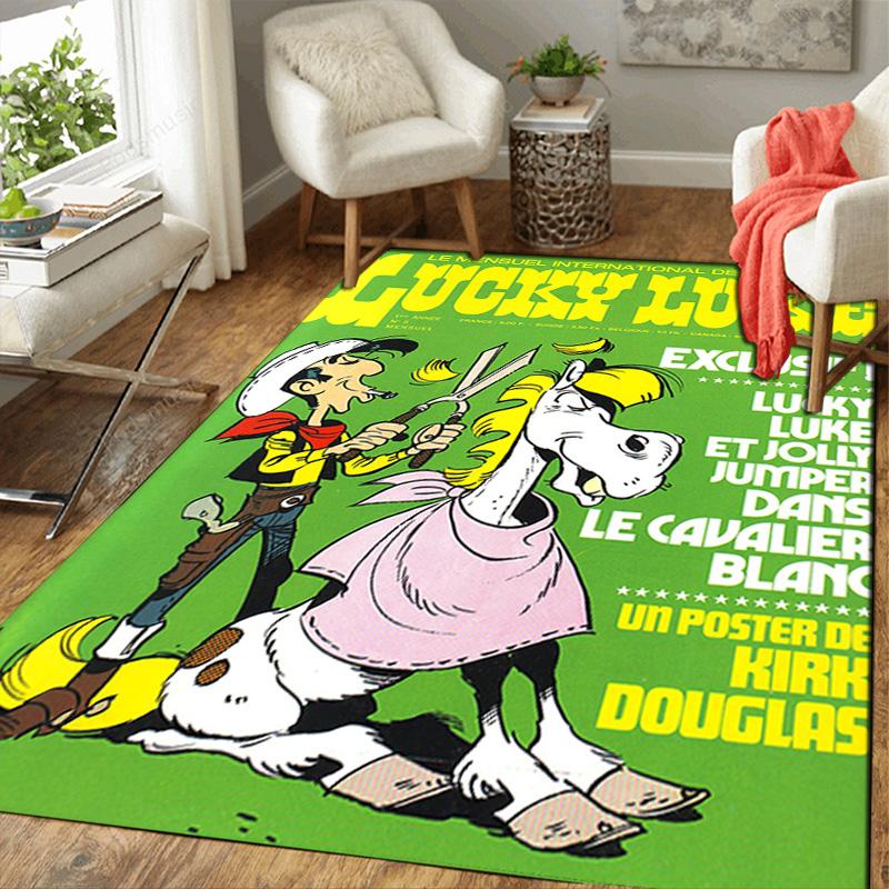 Lucky Luke Rug Floor Mat for Living Room or Bedroom Soft and Comfortable Carpet a Gift for Birthday and Holiday.DFF0925282