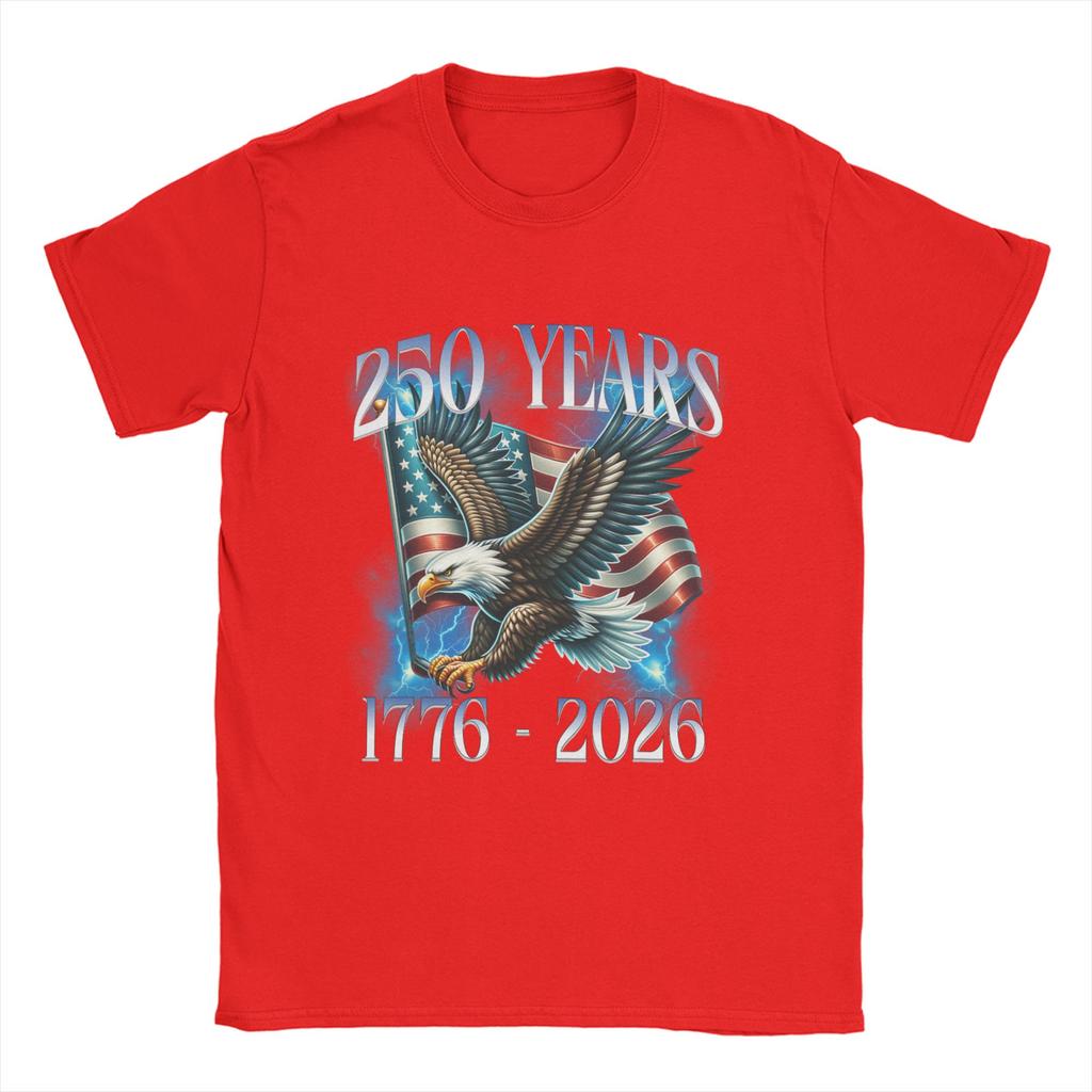 Anniversary USA T Shirt Summer Harajuku TShirts Unisex Cotton O Neck Plus Size Top Tees Short Sleeve Awesome Tops