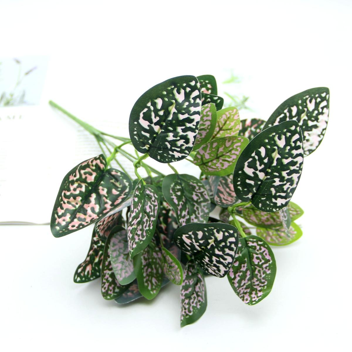 

13-дюймовые искусственные листья таро, искусственная зелень, растение для домашнего декора, растительная стена, витрина магазина, реквизит для цветочной композиции