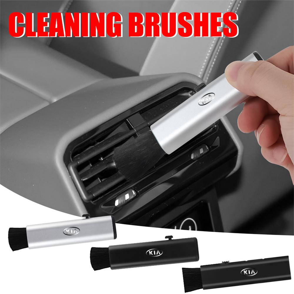 Car Interior Cleaning Brush Air Vent Dusting Detailing Brush For Kia Rio Picanto Sportage Niro Morning Ceed ProCeed Optima