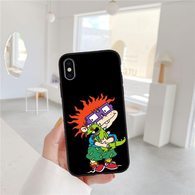 LO82 R-Rugrats Soft Shell Phone Case for Xiaomi Poco C40 C50 C51 C55 C65 C71 C75 F3 F5 F6 F7 M2 M3 Pro Ultra