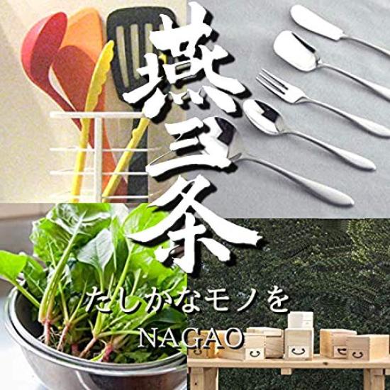 Nagao 5 pieces 1 Stainless Made in Japan Tsubame-Sanjo Teaspoons, + extra, 13.5cm, 18-0 Steel,