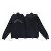 Premium Heavyweight Hooded Sweatshirt With Rhinestone Letter Print Unisex Streetwear Pullover Fall