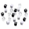 30pcs/lot 7.5mm Square Shape Acrylic Beads Spacer Loose Beads for Handmade DIY Necklace Bracelet Charm Jewelry Making Supplies