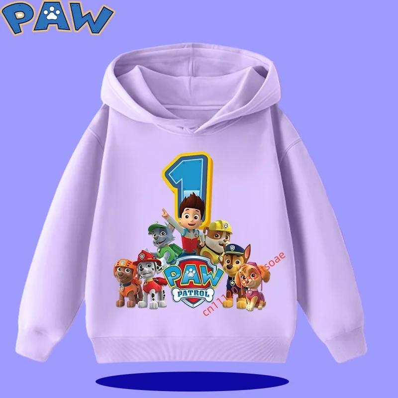 PAW Patrol Kids Hooded Sweatshirt 2026 New Style Boys' Sport Shirt Girls' Casual Shirt Sweatshirt Cartoon Print
