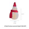 Large Nordic Paper Snowman Ornament for Storefront and Outdoor Christmas Decor