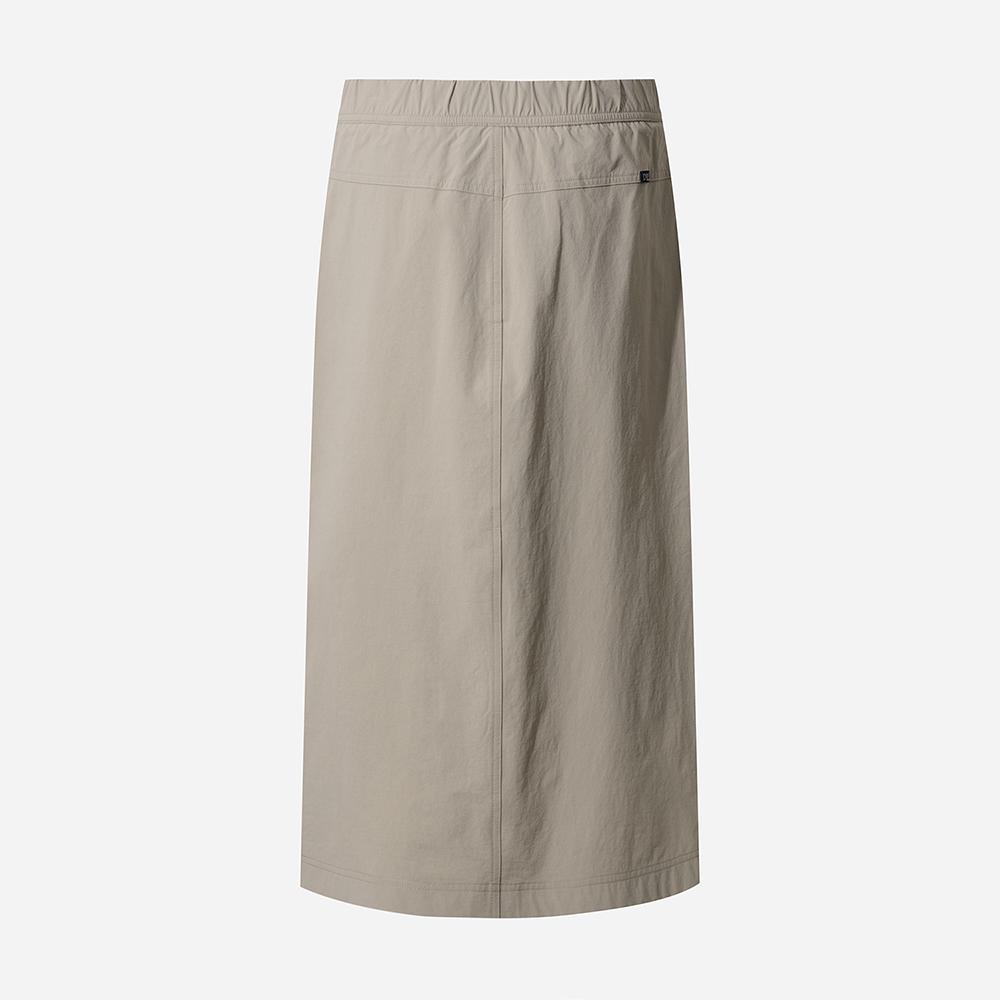 Diodi H-Line Out-Pocket Skirt For Women (Ivory Dark)