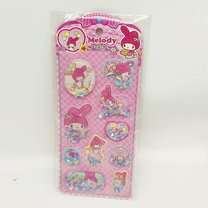 

3D Shake Stickers Kawaii Anime Diy Decoration For Notebook Album Diary Student Stationery Kids Plaything For Kids