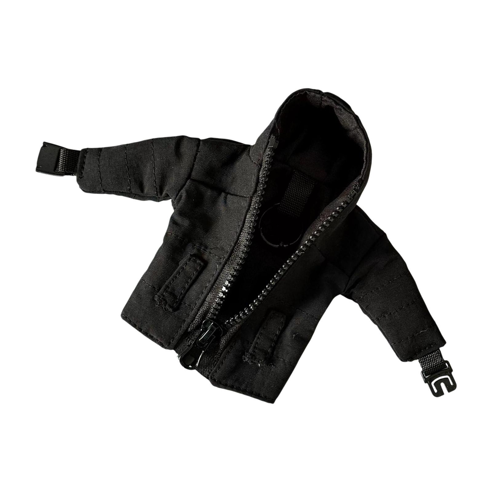 

Mini Puffer Coat Keychain Compact Lightweight Design Portable Nylon Key Ring for Commuting Travel Outdoor Enthusiasts чёрный