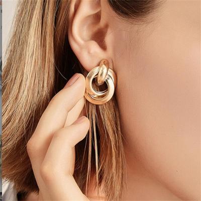 Fashion Stud Earrings for Women  Creative Design Temperament Personality Jewelry Girl Gift Brincos