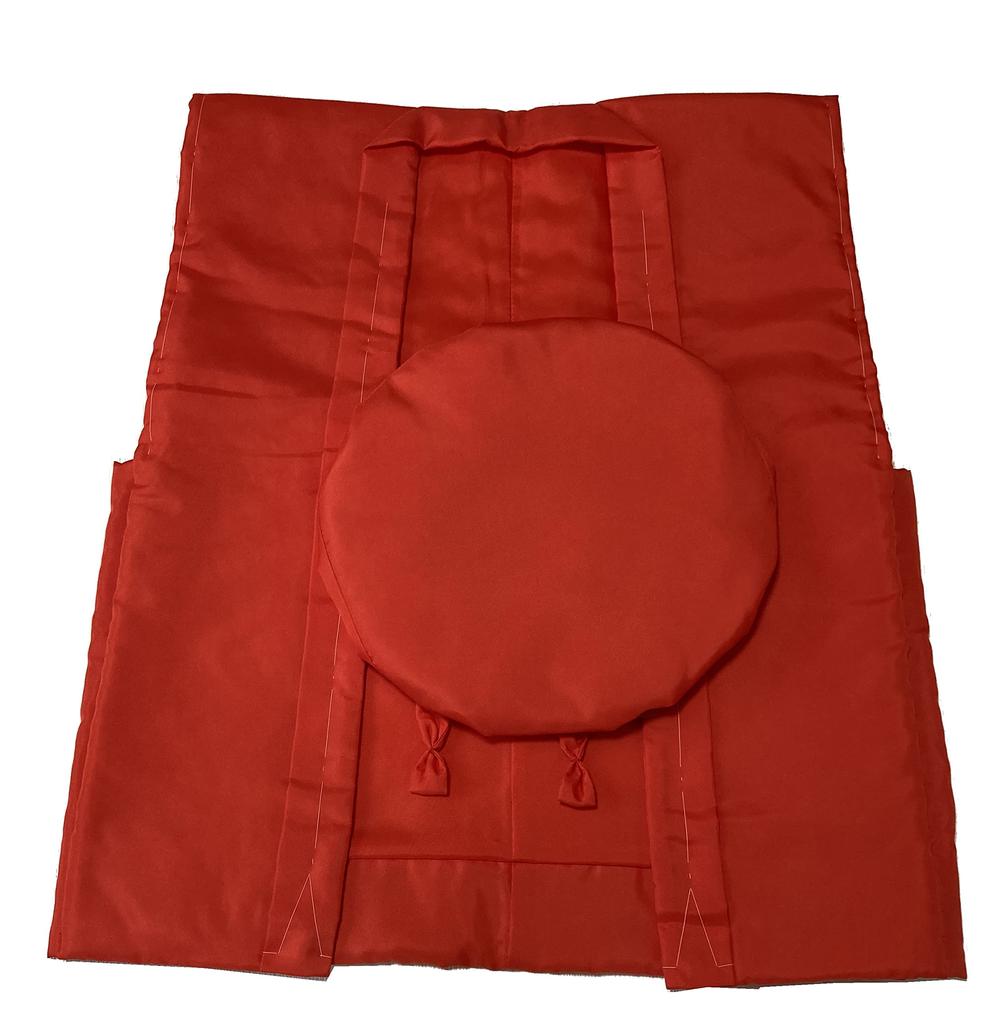 Safely Made in Japan 60th Birthday Chanchanko Red Plain Message Gift Card Included [Kimono Fan]