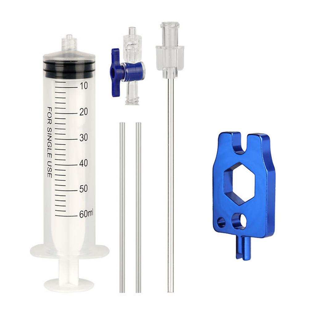 Road Bike Tire Repair Kits Mountain Bike Tubeless Tyre Sealant Syringe 60ml Bicycle Tire Fluid Injection Tool Enduring