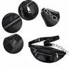 Women Chest Pack Punk Bag Solid PU Leather Handbag Women's Belt Waist Bag Women Waist Pack Cell Phone Bags