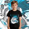My Hero Academia Midoriya Anime Print Kids Cotton T Shirt Boys Girls Casual Summer Top