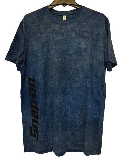 

NEW Snap on Tools Men039s Blue Short Sleeve T-Shirt Spell out Logo Cotton Blend Unisex T-Shirt S