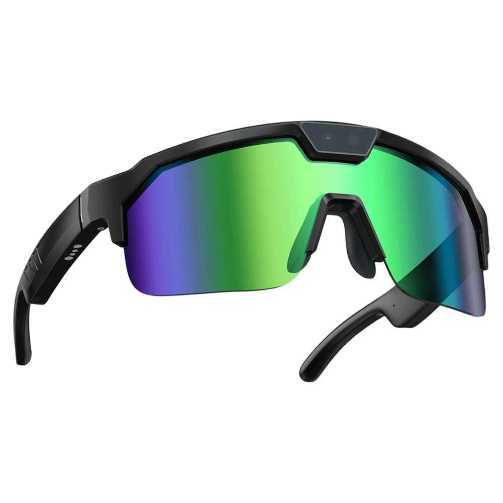 800W Pixel Outdoor Cycling Glasses Anti-shake Smart AI Camera Translation Glasses with Bluetooth and WiFi Transmission Function