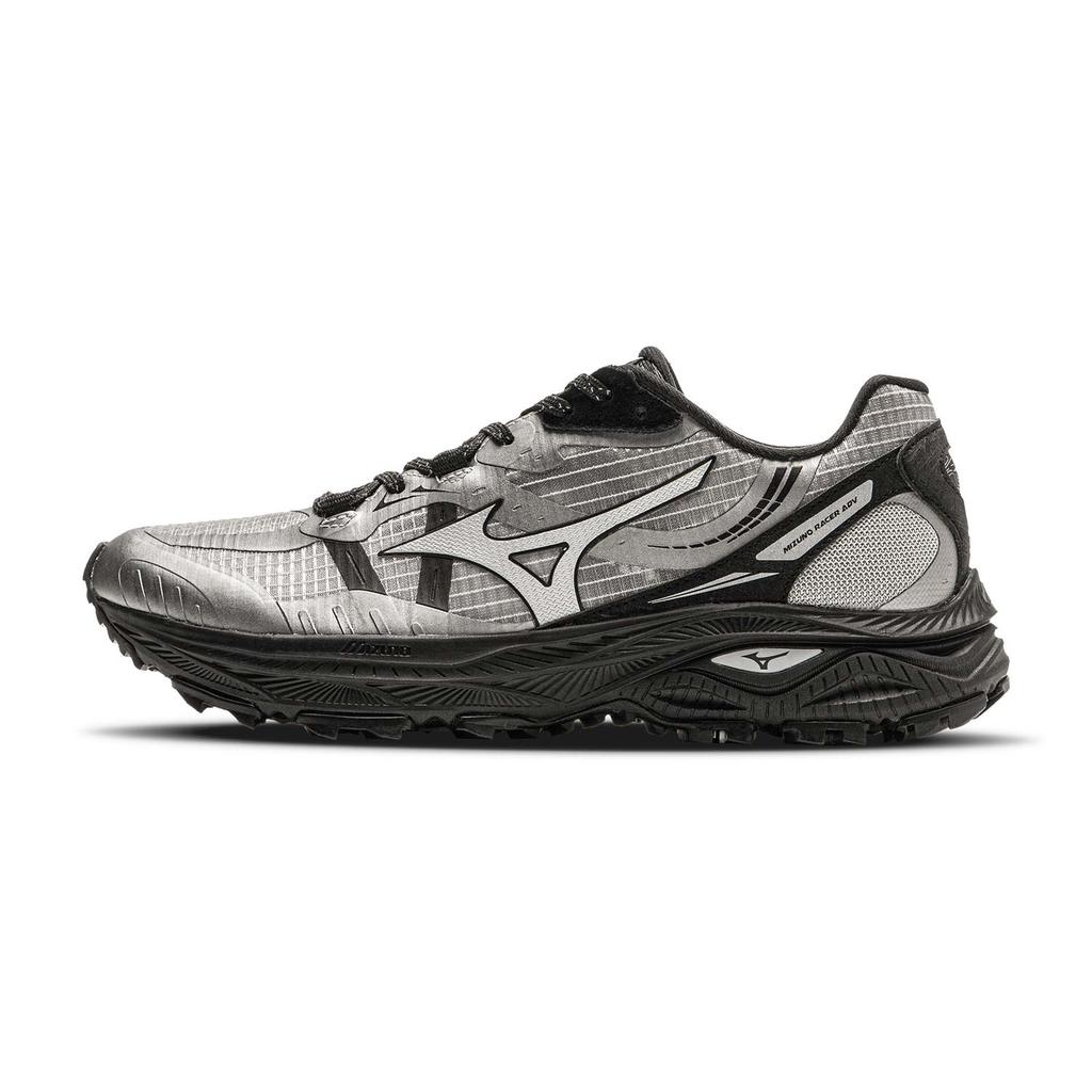 Mizuno Racer Adv Versatile Hiking Outdoor Durable Low-Top Running Shoes Unisex sneaker Silver D1GH241207
