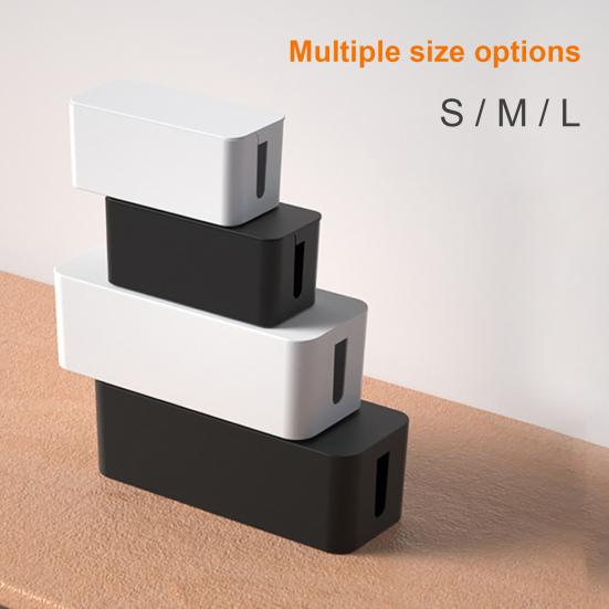 Power Strip Storage Strong Bearing Capacity Box Multi-purpose Hardness Desk Anti-skid Cable Management