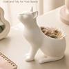 Irregular Shape Kitten Planter 3D Printed Flowerpot Novelty Desktop Decoration  Gardening Gift