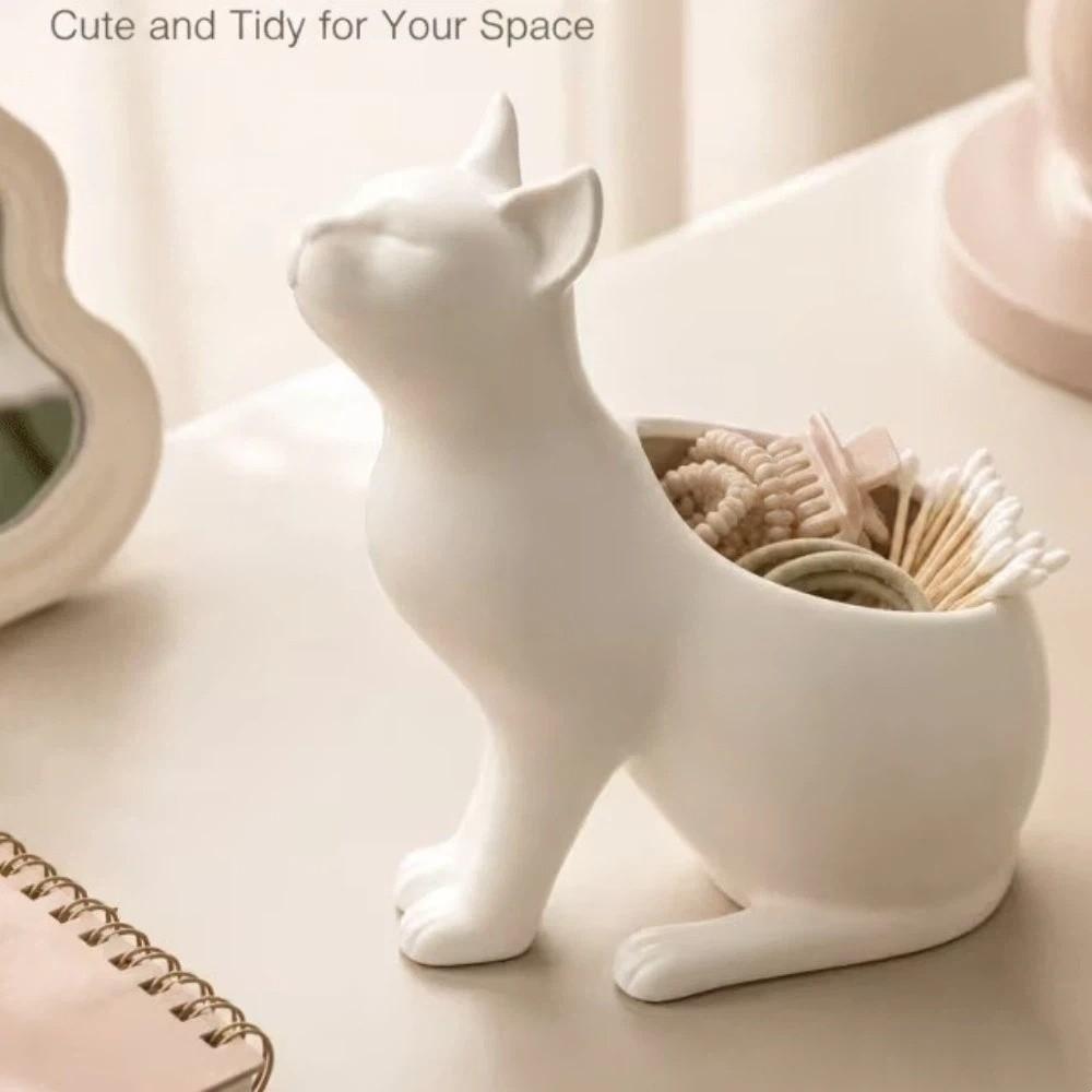 Irregular Shape Kitten Planter 3D Printed Flowerpot Novelty Desktop Decoration  Gardening Gift