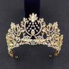 Rhinestone Baroque Pageant Crowns Luxury Crystal Queen Princess Tiara  Birthday Party