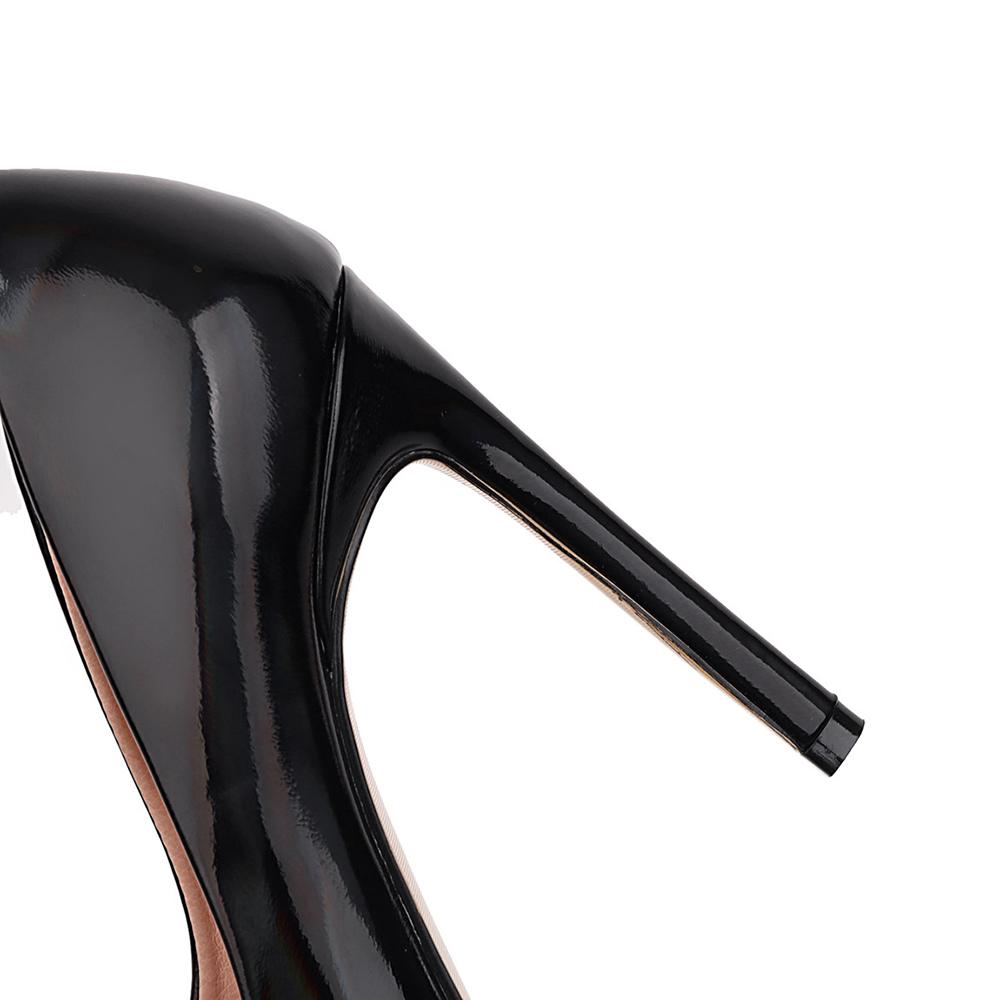 Spring Red Women Pumps Formal Pointed Toe High Stiletto Heel Big Plus size 48