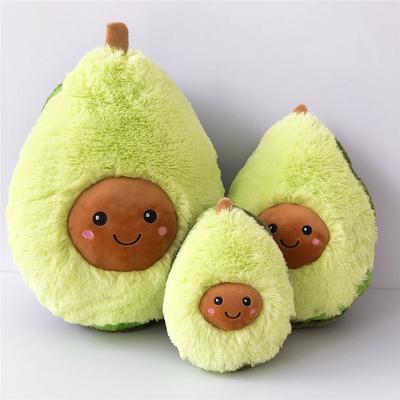 Fruits Plush Plant Toys Cartoon Cute Stuffed Doll Avocado Cushion Boys Girls Anti Stress Cushion Pil