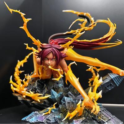 25cm Bleach Thousand Year Blood War Yoruichi Shihouin Anime Gk Figure Desk Decor Pc Case Ornament Collectible Toy Fans Kid Friendly Entertaining Fun