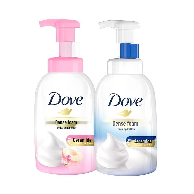 Dove Bath Foam Duo Pack - Deep Moisturizing & Cherry Blossom (6 Sets)