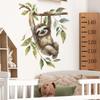 1PCS Cartoon Sloth Climbing Tree Children's Room Kindergarten Wall Beautification Wall Sticker PVC Material