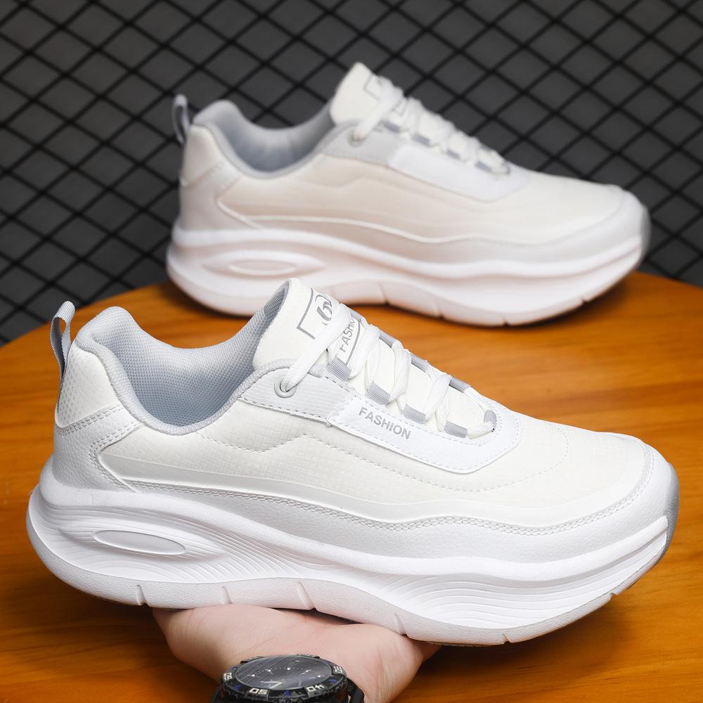 

Men s four-season versatile shoes casual sports shoes fashion trend niche design comfortable student dad shoes 44 белый