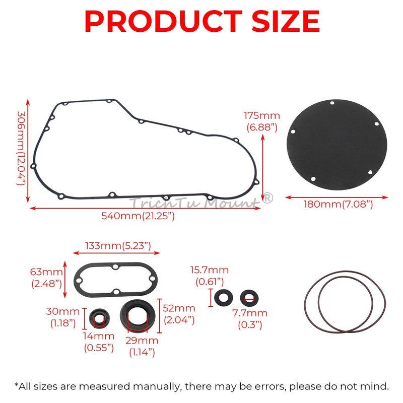 Motorcycle Primary Clutch Cover Gasket Seal Kits For Harley Dyna Low Rider FXDL Softail Fat Boy Springer Classic FXST 1994-2006