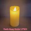 LED Battery-Powered Swaying Electronic Candle with Remote Control for Decorative Lighting