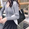 Women's Patchwork Color Bag Large Capacity Shoulder Bags Pu Leather Handbag Ladies Bags Purses and Handbags