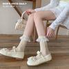 Women's Spring and Summer Thin Lace Lace Medium Tube Boneless Cotton Socks